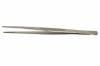 Retrieving Forceps <br> Serrated No Guide Pin <br> Stainless 10" Straight <br> Grobet 57.919